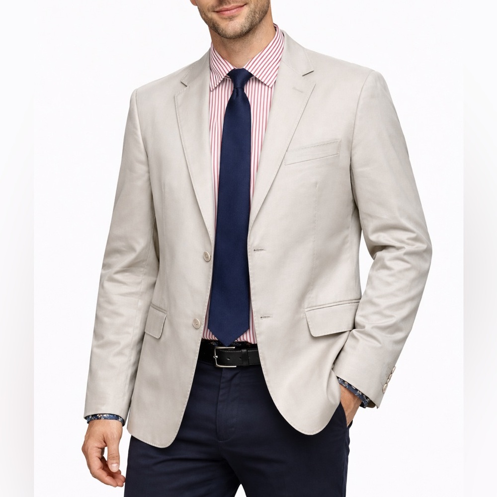 Matinique Elegant 4-Season Men's Cream Blazer